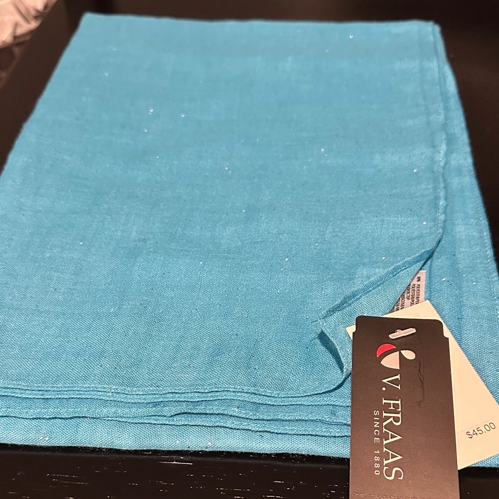 V. FRAAS Vibrant Blue Scarf